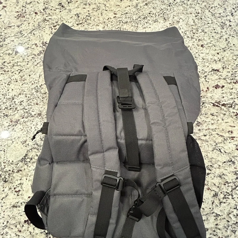 Gray ACC Basketball Embroidered‎ Backpack Lunch Cooler with Buckle Straps